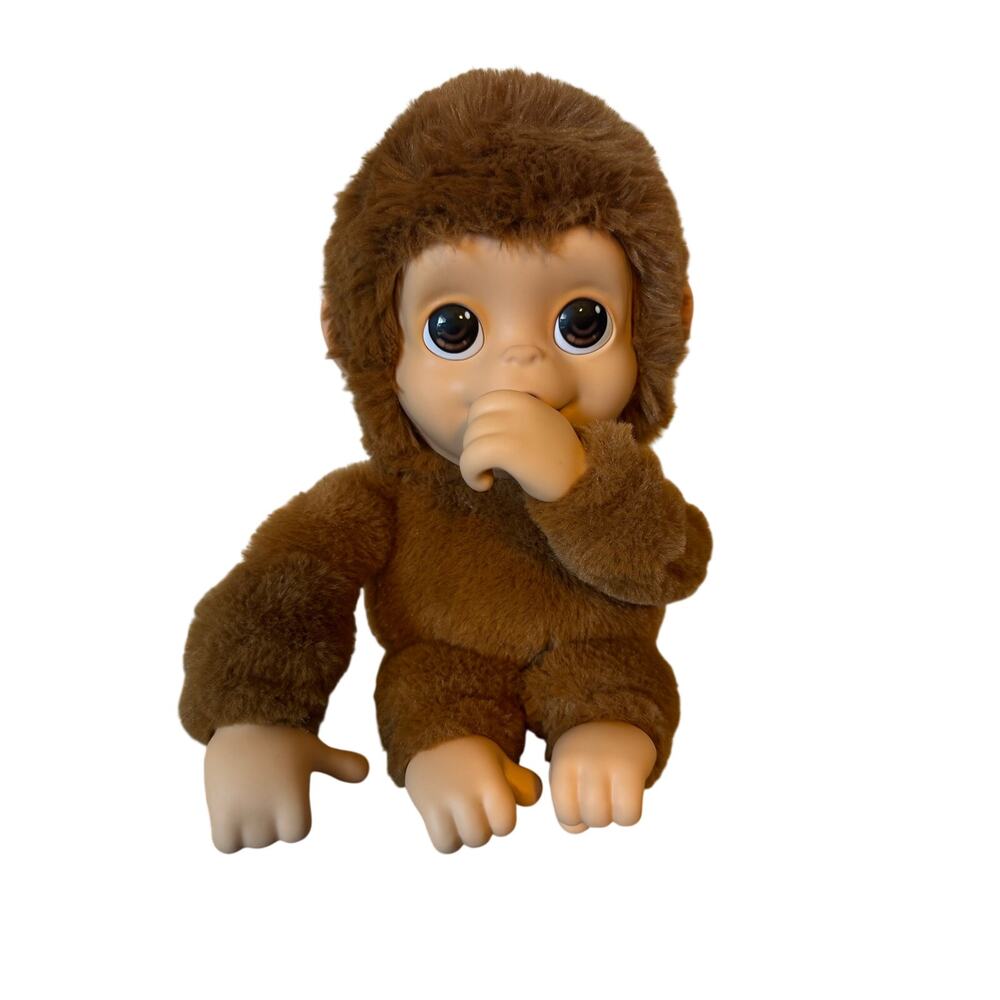 Little Live Pets My Baby Monkey Mango interactive plush toy working sounds doll